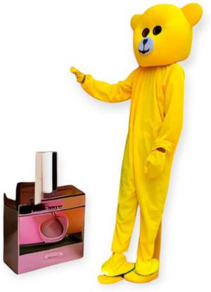 SKU costume-6 Feet Yellow Elders Halloween Costume