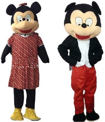 AUNJENT Micky mouse and minni combo1 Elders Halloween Costume