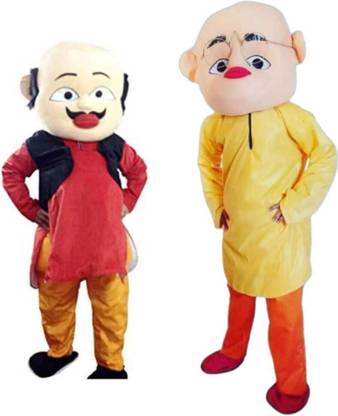 BGT Amazing Jodi of Motu and Patlu Mascot Costume For Party/Weddings Elders Halloween Costume