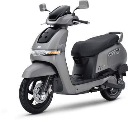 TVS iQube ST 3.4 kWh Booking for Ex-Showroom Price (With Charger, Titanium Grey Matte)