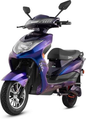 Kinetic Green Zing HSS Booking for Ex-Showroom Price (with Portable Charger, Magic Blue)