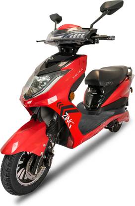 Kinetic Green Zing Booking for Ex-Showroom Price (with Portable Charger, Romantic Red)
