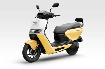 Ather 123 KM IDC range with Stack Pro Booking for Ex-Showroom Price (with Portable Charger, Alphonso Yellow Duo)