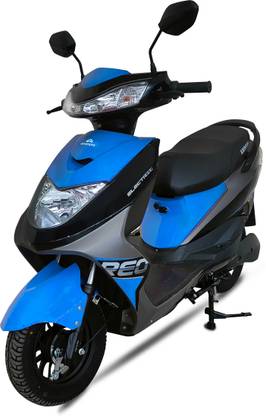 Ampere Reo Li Plus Booking for Ex-Showroom Price (with Portable Charger, Blue)