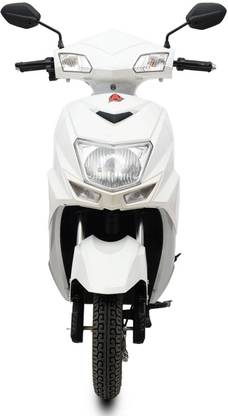 AVON E-ZAP Booking for Ex-Showroom Price (with Portable Charger, White)