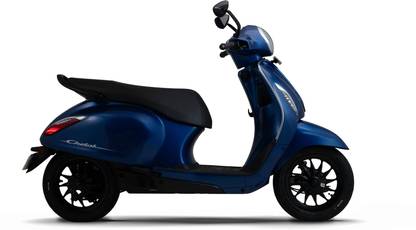 Chetak 3503 Electric Scooter by Bajaj Auto Booking for Ex-Showroom Price (with Portable Charger, Indigo Metallic)