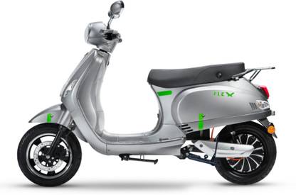 Kinetic Green Flex Booking for Ex-Showroom Price (with Portable Charger, Metallic Grey)