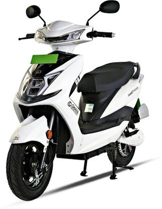 OKAYA Faast F2B Booking for Ex-Showroom Price (with Portable Charger, White)