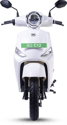 BGauss BG C12i Max 2.0 Booking for Ex-Showroom Price (With CAN Enabled Charger, Pearl White)