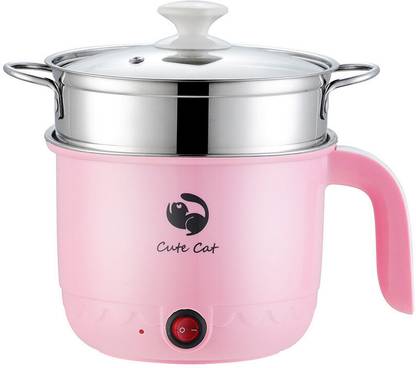 CREATION BAZAAR Multiperpse Non Stick Rice Electric Cooker Frying Boiling Cooking Rice Cooker, Travel Cooker, Egg Cooker, Egg Boiler