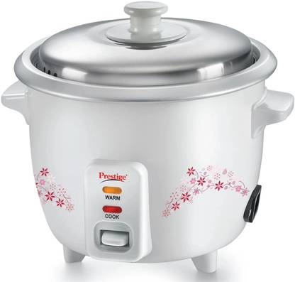 Prestige Delight PRWO 1.5 (1.5L OPEN TYPE) Electric Rice Cooker with Steaming Feature