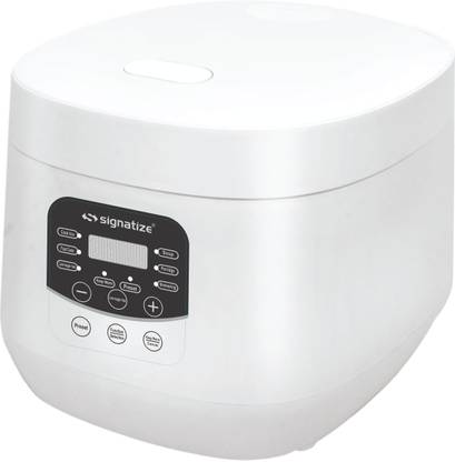 SIGNATIZE Smart Electric Rice Cooker Portable Rice Cooker for 2-6 People Touch Control Electric Rice Cooker with Steaming Feature