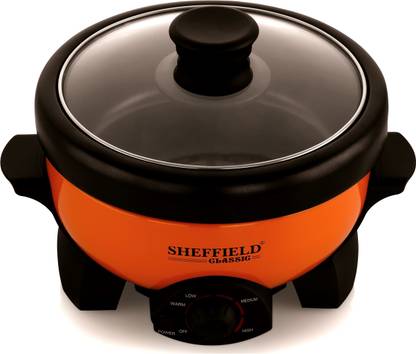 शेफफील्ड क्लासिक Multicook | Multipurpose electric Travel cooker, 1 Litre राइस कुकर, फूड स्टीमर