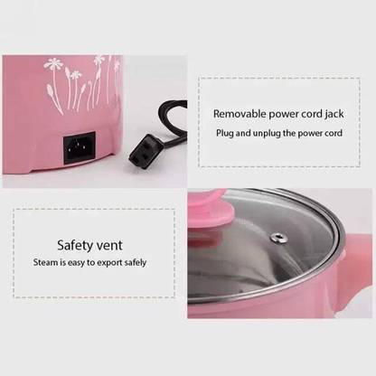 NIMYANK Electric Skillet Noodles Rice Cooker Thermal Insulation Cooking Pot 040 Electric Rice Cooker with Steaming Feature
