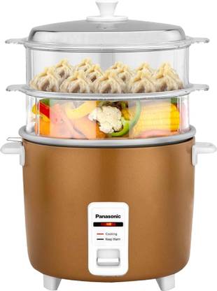 Panasonic SR-WA22H(SS) Electric Rice Cooker with Steaming Feature