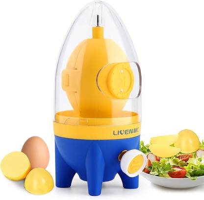 FLOSTRAIN Manual Puller, Egg Spinner for Boiled Golden Eggs, Egg Scrambler Egg Cooker