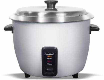 Greenchef Comet 1.8Litre Stainless Steel Single bowl Automatic Electric Rice Cooker with Steaming Feature