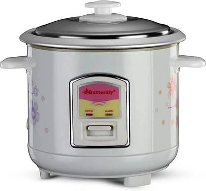 Butterfly KRC-08 Electric Rice Cooker with Steaming Feature