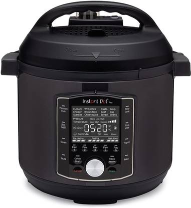 Instant Pot Pro, SS Pot 10-in-1 Functions like Steam, Saute, Pressure and Slow Cook, Electric Pressure Cooker