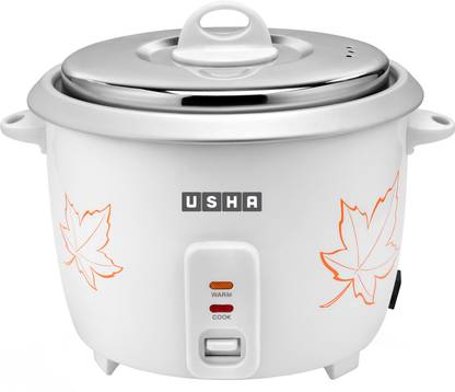 USHA RC18SS1 D Electric Rice Cooker with Steaming Feature