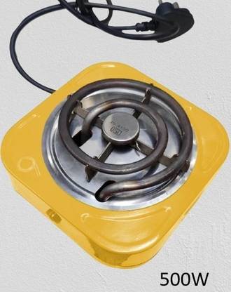 AONE POINT 500 WATT STOVE YELLOW Stove Electric Cooking Heater