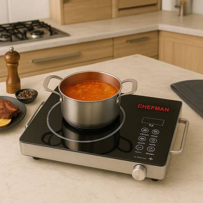 Chefman 2200 W Infrared Cooktop Touch Panel