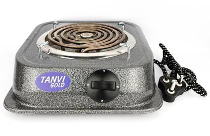tanvi gold Johnson Grey Electric Cooktop | Heavy-Duty Powder Coated Hot Plate Electric Cooking Heater
