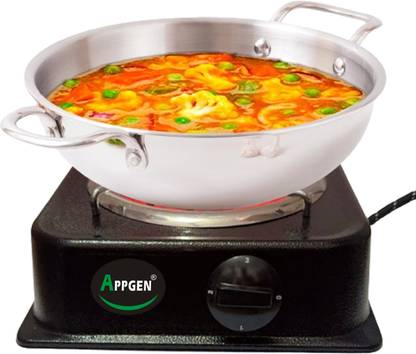 APPGEN 1250 WATT G Coil Hot Plate Cooking Stove work with all metal Iron Manual Gas Stove
