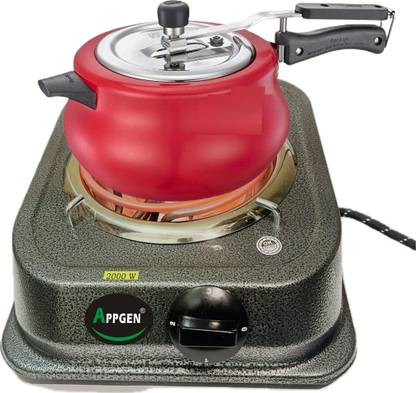 APPGEN ISI MARK 2000 WATT G Coil Radiant Cooking Stove Works With All Metal Hot Plate Electric Cooking Heater