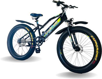 TechNolt Fat Bike Electric Bicycle 35 km Single Charge Mileage- Top Speed:- 25Km/Hr 29 inches Single Speed Lithium-ion (Li-ion) Electric Cycle