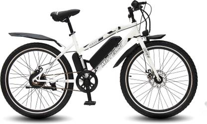 MATELCO FEA UNISEX WHITE 26 inches 27 Gear Lithium-ion (Li-ion) Electric Cycle