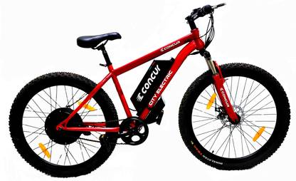 Concur City Electric 27.5 inches Single Speed Lithium-ion (Li-ion) Electric Cycle
