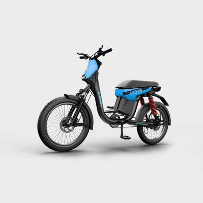 Motovolt URBN Standard Long range Sky Blue 20 inches Single Speed Lithium-ion (Li-ion) Electric Cycle