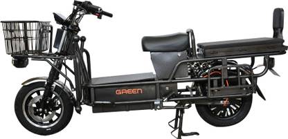 Green Loader Black 80KM Range 12 inches Single Speed Lithium-ion (Li-ion) Electric Cycle