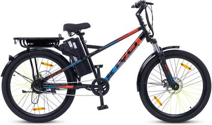 Motovolt Kivo Lite Mid Range Black 26 inches Single Speed Lithium-ion (Li-ion) Electric Cycle