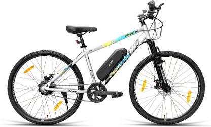 Ninety one Wynd 7.8Ah Battery Front Suspension 250 Watt IP65 BLDC Motor Grey Green 27.5 inches Single Speed Lithium-ion (Li-ion) Electric Cycle
