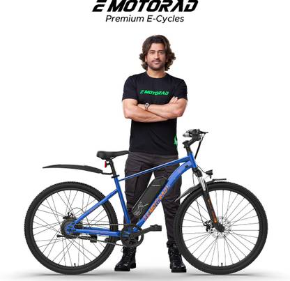 EMotorad Legend 07_Bleed Blue 27.5 inches Single Speed Lithium-ion (Li-ion) Electric Cycle