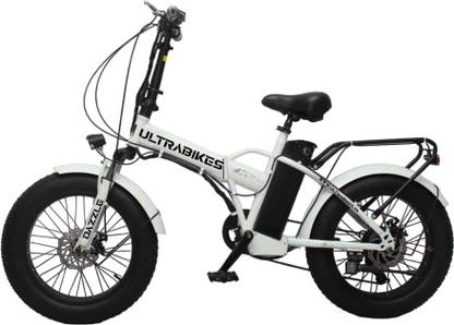 ULTRABIKES Dazzle Foldable E Cycle 20 inches 7 Gear Lithium-ion (Li-ion) Electric Cycle