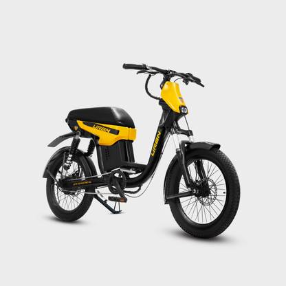 Motovolt URBN Standard Long range Mustard Yellow 20 inches Single Speed Lithium-ion (Li-ion) Electric Cycle