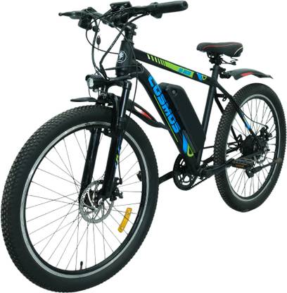 SS Bikes Cosmos 26 Inches Electric Cycle | 50 KM Range | 36V/10AH Battery | 250W Motor 26 inches Single Speed Lithium-ion (Li-ion) Electric Cycle
