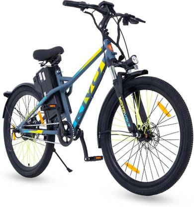 Motovolt Kivo Standard Mid Range Solid Grey Satin 26 inches Single Speed Lithium Iron Phosphate Electric Cycle