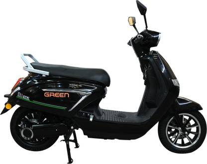 Green Vista Black 80KM Range 12 inches Single Speed Lithium-ion (Li-ion) Electric Cycle