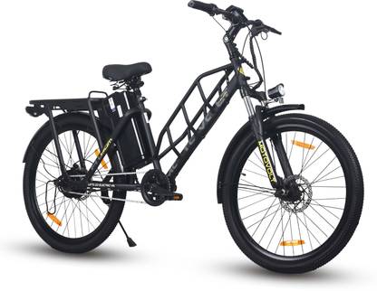Motovolt Hum Standard Long Range Black 26 inches Single Speed Lithium-ion (Li-ion) Electric Cycle