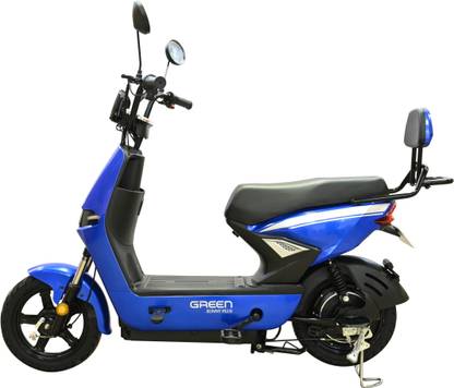 Green Sunny Plus Blue 80KM Range 10 inches Single Speed Lithium-ion (Li-ion) Electric Cycle