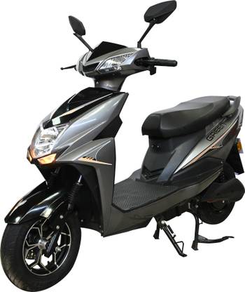 Green Invicta Grey 60KM Range 10 inches Single Speed Lead-acid (SLA) Electric Cycle