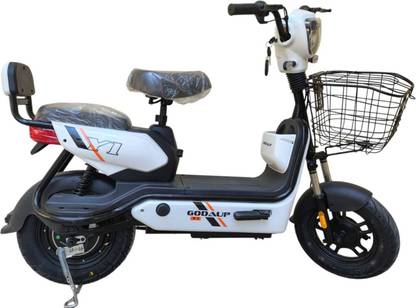 GODAUP Y1-WHITE 10 inches Single Speed Lead-acid (SLA) Electric Cycle