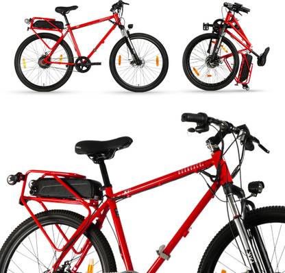 HORNBACK X1s Full Size Foldable Electric Cycle Unisex , 10.40 Ah Battery, 60KM Range 27.5 inches Single Speed Lithium-ion (Li-ion) Electric Cycle