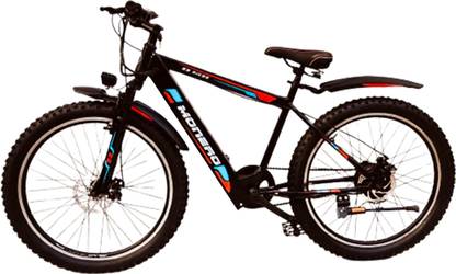 SS Bikes Monero 27 Inches Electric Cycle | 45 KM Range | 36V/7.5AH Battery | 250W Motor 26 inches Single Speed Lithium-ion (Li-ion) Electric Cycle