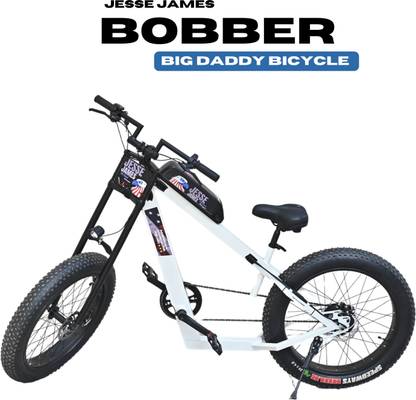 Jesse James Electric Bobber | Big Daddy Bicycle | Rider Height 5.4 - 6.4ft | 24" Tyre 20 inches Single Speed Lithium-ion (Li-ion) Electric Cycle