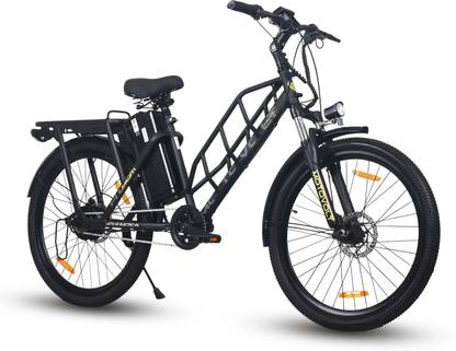 Motovolt Hum Standard Long Range Black 26 inches Single Speed Lithium-ion (Li-ion) Electric Cycle